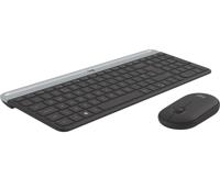 Logitech mk470 slim draadloze desktopset (zwart, us-international lay-out (qwerty), scissor switches, 100%, 1000 dpi) - thumbnail
