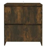 Dressoir 70x41x75 cm spaanplaat gerookt eikenkleurig - thumbnail