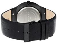 Skagen horlogeband 234XXLTLB Leder Zwart 27mm - thumbnail