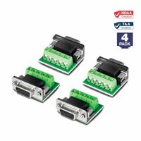 TRENDnet TI-S400 RS232 naar RS422 RS485 converteradapter (4 stuks), Seriële Port Data Converter - thumbnail