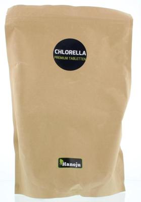 Hanoju Chlorella tabletten papier zak 2500 Tabletten