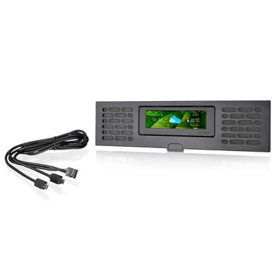 Thermaltake LCD Panel Kit/Black for The Tower 200 LCD-paneelkit Zwart