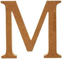 Creativ Company Letter m mdf 13cm, 1st. - thumbnail