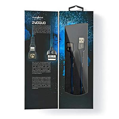 Nedis USB-Kabel | Apple Lightning 8-Pins naar USB-A Male | 480 Mbps | 1 m | 1 stuks - GCTB39300AL10 GCTB39300AL10