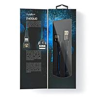 Nedis USB-Kabel | Apple Lightning 8-Pins naar USB-A Male | 480 Mbps | 1 m | 1 stuks - GCTB39300AL10 GCTB39300AL10 - thumbnail