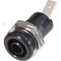 Schnepp BU 4600 sw Veiligheids-labconnector, female Bus, inbouw verticaal Stift-Ø: 4 mm Zwart 1 stuk(s) - thumbnail