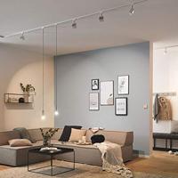 Paulmann Basic Pendel 230V-railsysteem lamp Universeel E27 20 W LED Wit, Chroom - thumbnail