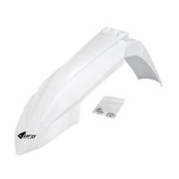 UFO PLAST Ufo spatbord plast front mudguard ufo ktm white - thumbnail