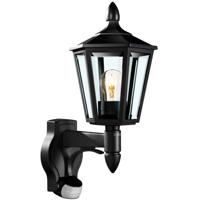 Steinel AUSSENLEUCHTE L 15 S SW 617813 Buitenlamp met bewegingsmelder (wand) LED E27 60 W Zwart - thumbnail