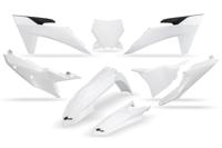 UFO PLAST kappenset trim kit ufo ktm white - thumbnail
