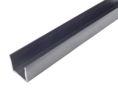 94P/2500-U-profiel 2500mm zwart