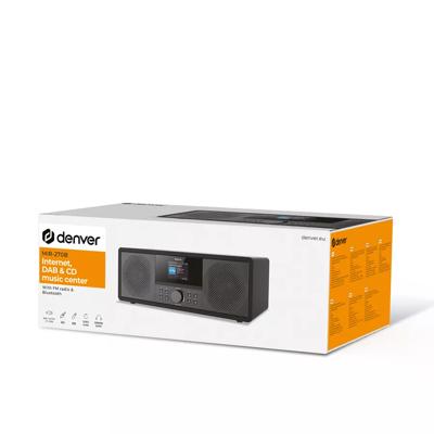 Denver MIR-270B Internetradio met CD-speler Internet, DAB+, VHF (FM) AUX, Bluetooth, CD, USB, WiFi, Internetradio Zwart