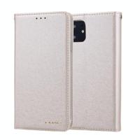 Voor iPhone 11 CMai2 Silk Texture Horizontal Flip Leather Case met Holder & Card Slots & Photo Frame & Wallet(Light Gold) - thumbnail