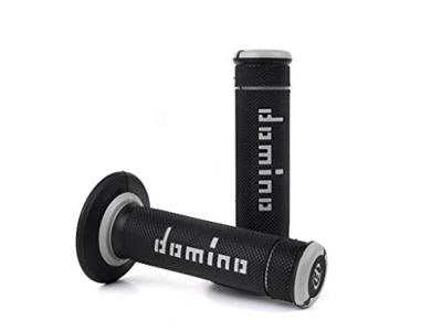 Domino rubber handvat "a190 rubber grip a190 bw/gr 118mm closed
