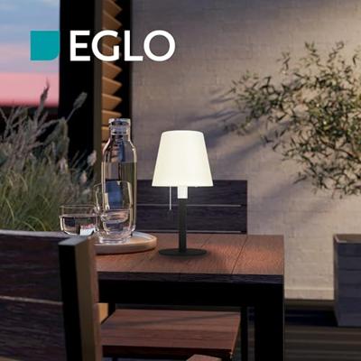 Eglo Design tafellampMontapalma zwart met wit kegel - 75889
