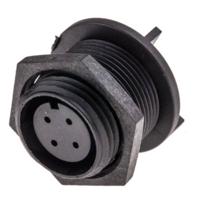 Bulgin PX0413/04S Ronde connector Totaal aantal polen: 4 1 stuk(s) - thumbnail