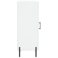 Dressoir 34,5x34x90 cm bewerkt hout wit - thumbnail