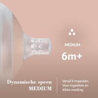 Mammafeel Dynamische Flessenspeen Mediuim 6+ - thumbnail