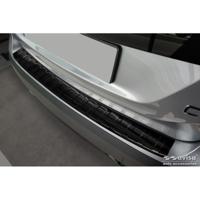 Zwart RVS Bumper beschermer passend voor CitroÃ«n C4 & e-C4 2020- 'Ribs' AV245084 - thumbnail
