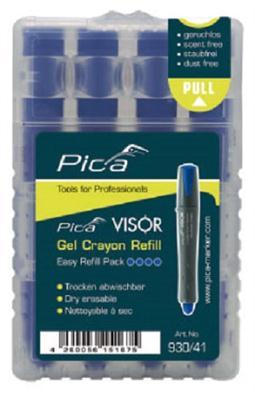Pica 930/41 VISOR Boardmarker Navulling blauw, 4st.
