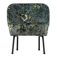 WOOOD Fauteuil 'Vogue Poppy', kleur Grijs - thumbnail