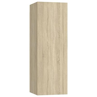 Tv-meubels 2 st 30,5x30x90 cm bewerkt hout sonoma eikenkleurig