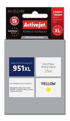 Activejet AH-951YRX inktcartridge 1 stuk(s) Compatibel Hoog (XL) rendement Geel