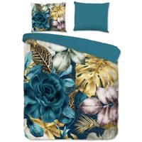 Good Morning Dekbedovertrek LIDY 140x200/220 cm petrol - thumbnail