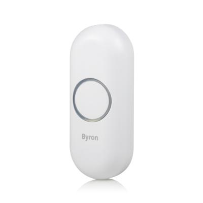 Byron dby-21134 - deurbel draadloze set - 100m bereik - ip44 waterdicht - wit Byron dby-21134 - deurbel draadloze set - 100m bereik - ip44 waterdicht - wit