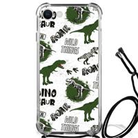 Case Anti-shock voor iPhone SE 2022 | 2020 | 8 | 7 Dinosaurus - thumbnail