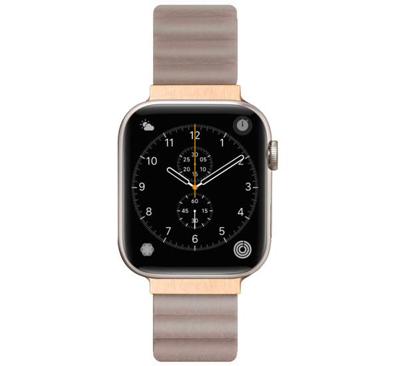 LAUT Novi Leather Loop Apple Watch 38mm / 40mm / 41mm beige