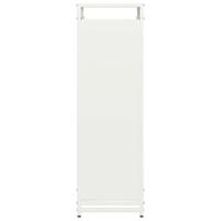 Brandhoutrek 44x28x90 cm koudgewalst staal wit - thumbnail