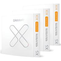 D&apos;Addario XSE1046-3P XS Nickel Coated Electric Guitar Strings 10-46 Regular Light 3-Pack - thumbnail