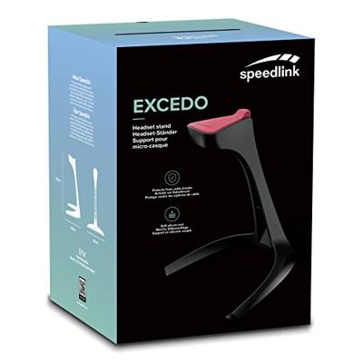 SpeedLink EXCEDO Koptelefoonstandaard Zwart, Rood