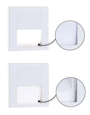 Paulmann 79999 Tsaro eckig 80x36mm Wandinbouwarmatuur LED 1 W Wit (mat)