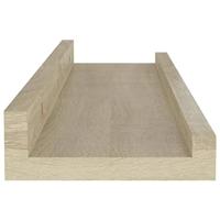 Wandschappen 2 st 40x9x3 cm sonoma eikenkleurig - thumbnail