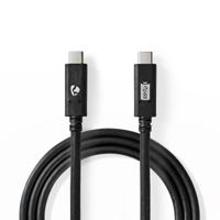 USB 3.1-Kabel | USB-C Male - USB-C Male | 2,0 m | Zwart - thumbnail