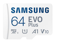 Samsung microSDXC geheugenkaart EVO Plus - 64GB - thumbnail