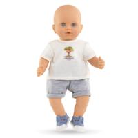 Corolle t-shirt met korte broek kleine ontdekker - 36cm - thumbnail