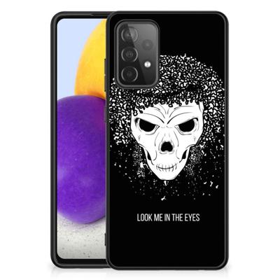Telefoonhoesje Samsung Galaxy A72 (5G/4G) Skull Hair Telefoonhoesje Samsung Galaxy A72 (5G/4G) Skull Hair