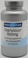 Nova Vitae Caprylzuur 600mg 100 Capsules - thumbnail