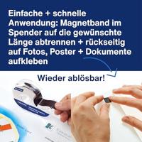 magnetoplan Magneetband (l x b) 5 m x 19 mm Zwart 1 stuk(s) 15510 - thumbnail