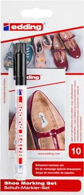 Viltstift edding 8408 schoen rond 0.75mm zwart | 10 stuks