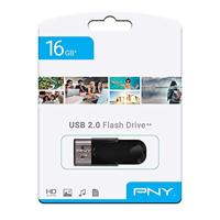 PNY Attaché 4 2.0 16GB USB flash drive USB Type-A Zwart - thumbnail