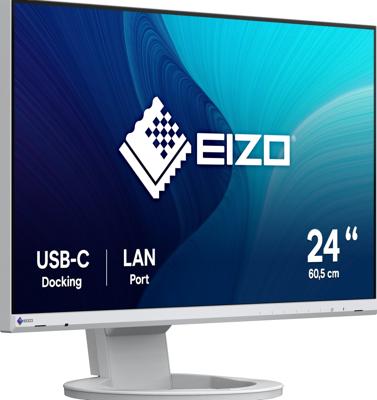 EIZO EV2490-WT LED-monitor Energielabel C (A - G) 60.5 cm (23.8 inch) 1920 x 1080 Pixel 16:9 5 ms HDMI, DisplayPort, USB-C, USB-B, Hoofdtelefoon (3.5 mm EIZO EV2490-WT LED-monitor Energielabel C (A - G) 60.5 cm (23.8 inch) 1920 x 1080 Pixel 16:9 5 ms HDMI, DisplayPort, USB-C, USB-B, Hoofdtelefoon (3.5 mm