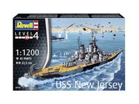 Revell 1/1200 USS New Jersey - thumbnail