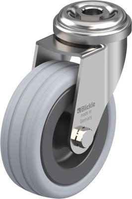 Blickle LRXA-VPA 75G Zwenkwiel Wieldiameter: 75 mm Draagvermogen (max.): 60 kg 1 stuk(s)