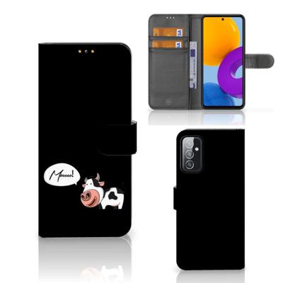 Samsung Galaxy M52 Leuk Hoesje Cow Samsung Galaxy M52 Leuk Hoesje Cow