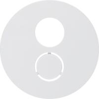 Berker centraalplaat luidsprekeraansluiting R1-R3 wit 11962089 - thumbnail