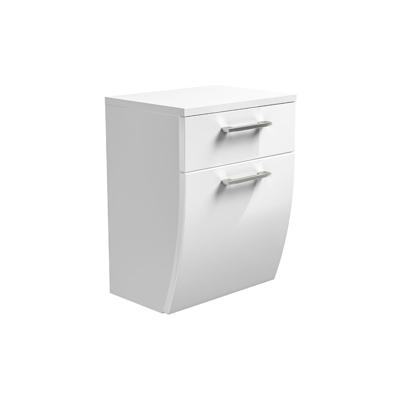 Lage badkamerkast Ilse Wit Curve